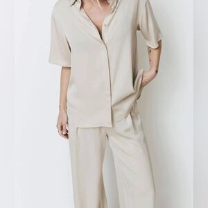 Sophie Rue-Atelier Satin Shirt